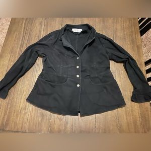 Badgley Mischka black denim Jacket